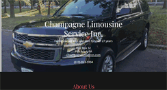 Desktop Screenshot of champagne-limousine.com